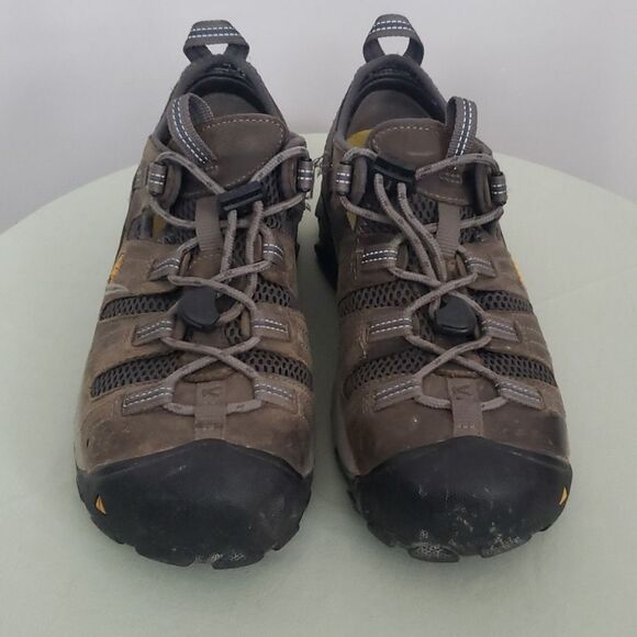 KEEN Shoe Mens 10 Atlanta Cool Low Height Breathable Steel Toe Work Utility Shoe - Picture 1 of 8